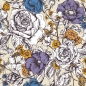 Preview: Küchenrückwand Renaissance Blumen