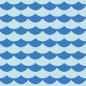 Preview: Küchenrückwand Blaue Fächer Muster