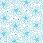 Preview: Küchenrückwand Blaue Winterblume