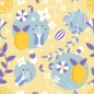 Preview: Küchenrückwand Zitronenblüten