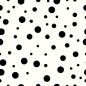 Preview: Küchenrückwand Schwarze Polka Dots