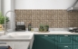 Mobile Preview: Küchenrückwand Quadrat Marmorsteine