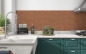 Preview: Küchenrückwand Steinfliese aus Ton