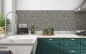 Preview: Küchenrückwand Retro Steinplatte