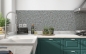 Preview: Küchenrückwand Stein Beton Mix
