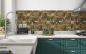 Preview: Küchenrückwand Viereck Marmor Mosaik