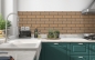 Mobile Preview: Küchenrückwand Ziegelsteinmauer