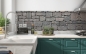 Preview: Küchenrückwand Blocksteinwand
