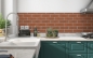 Preview: Küchenrückwand Ziegelmauer