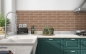 Preview: Küchenrückwand Ziegelstein Mauer