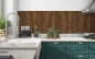 Preview: Küchenrückwand Palisander Massivholz