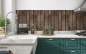 Preview: Küchenrückwand Holzbalken