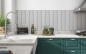 Preview: Küchenrückwand Weiße Holzbalken