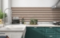 Preview: Küchenrückwand Birkenholz Parkett
