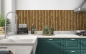 Preview: Küchenrückwand Bambus Optik