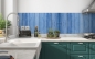Preview: Küchenrückwand Blaue Holzbalken