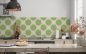 Preview: Küchenrückwand Grüne Punkte