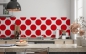 Preview: Küchenrückwand Red Point