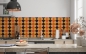 Preview: Küchenrückwand Karierte Argyle Muster