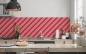 Preview: Küchenrückwand Linien Motiv