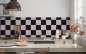 Preview: Küchenrückwand Schachbrettmuster