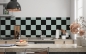Preview: Küchenrückwand Zielfahne Muster