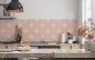 Preview: Küchenrückwand Rosa Sterne
