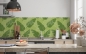 Preview: Küchenrückwand Palm Blätter Grün