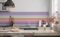 Preview: Küchenrückwand Pastellfarbene Balken