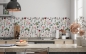 Preview: Küchenrückwand Wasserfarben Blume