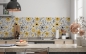 Preview: Küchenrückwand Blumenleben