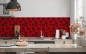 Preview: Küchenrückwand Red Floral