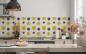 Preview: Küchenrückwand Blumenzauber Design