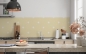 Preview: Küchenrückwand Beig Weiß Stern