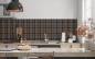 Mobile Preview: Küchenrückwand Plaid Tartan Style