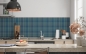 Preview: Küchenrückwand Blau Grün Karo
