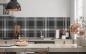 Preview: Küchenrückwand Graue Schottenkaro