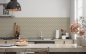 Preview: Küchenrückwand Streifen Chevron Muster