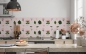 Preview: Küchenrückwand Rosa Wunderblumen