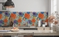 Preview: Küchenrückwand Blumen Gemälde