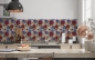 Preview: Küchenrückwand Barock Blumen