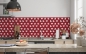 Preview: Küchenrückwand Rot Weiß Herze
