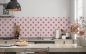 Mobile Preview: Küchenrückwand Lila Quadrate