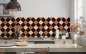 Preview: Küchenrückwand Argyle Karo Muster