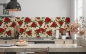Preview: Küchenrückwand Rote Rosen