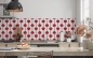 Preview: Küchenrückwand Rotes Herz Muster