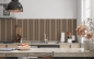 Preview: Küchenrückwand Braune Streifen