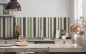 Preview: Küchenrückwand Braun Grün Streifen