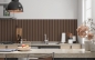 Preview: Küchenrückwand Braune Linien