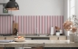 Mobile Preview: Küchenrückwand Streifen Rot